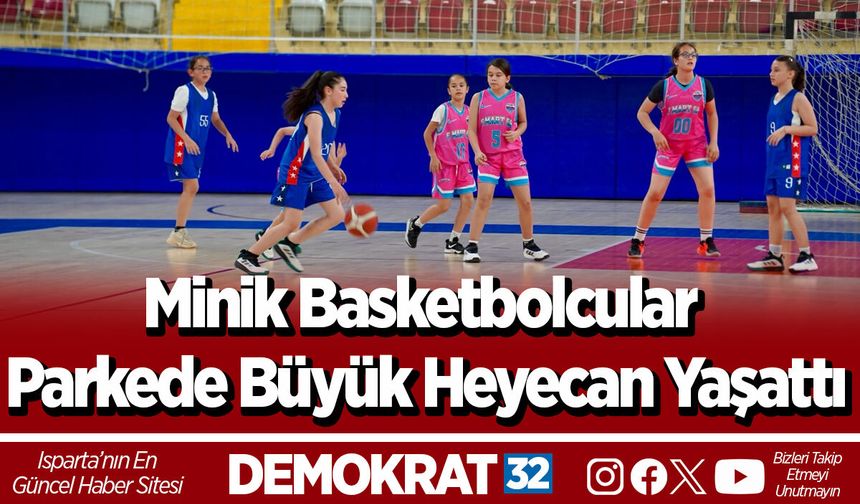 Minik Basketbolcular Parkede Büyük Heyecan Yaşattı