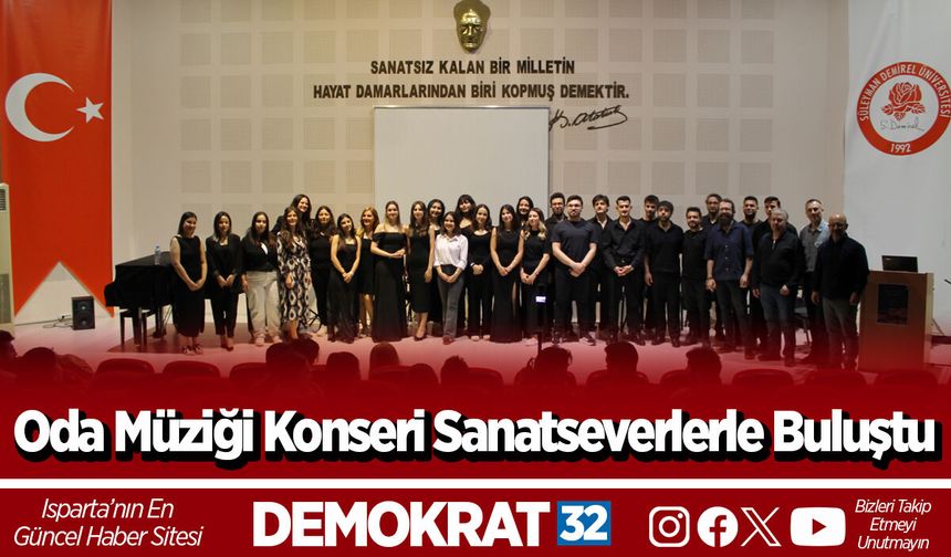 Oda Müziği Konseri Sanatseverlerle Buluştu