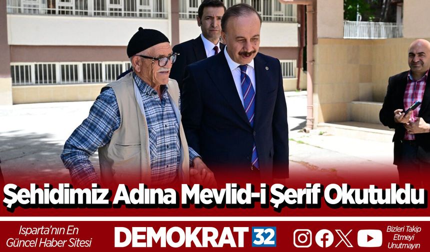 Şehidimiz Adına Mevlid-i Şerif Okutuldu