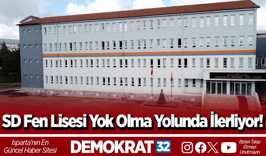 SD Fen Lisesi Yok Olma Yolunda İlerliyor!