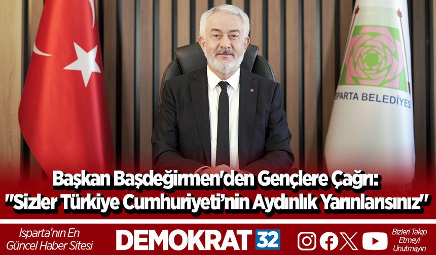 Başkan Başdeğirmen’den 19 Mayıs Mesajı: "Gençlerimiz Geleceğimizin Teminatıdır"