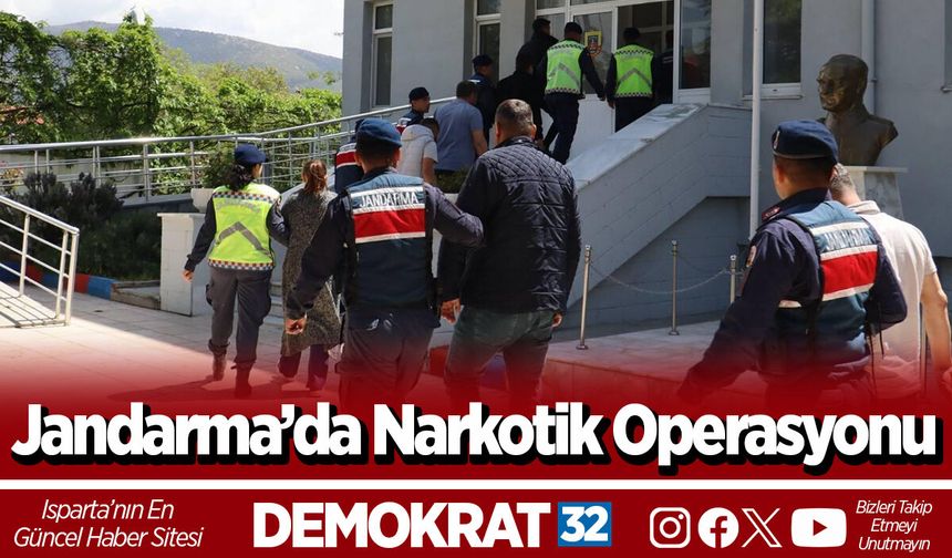 Jandarma’da Narkotik Operasyonu