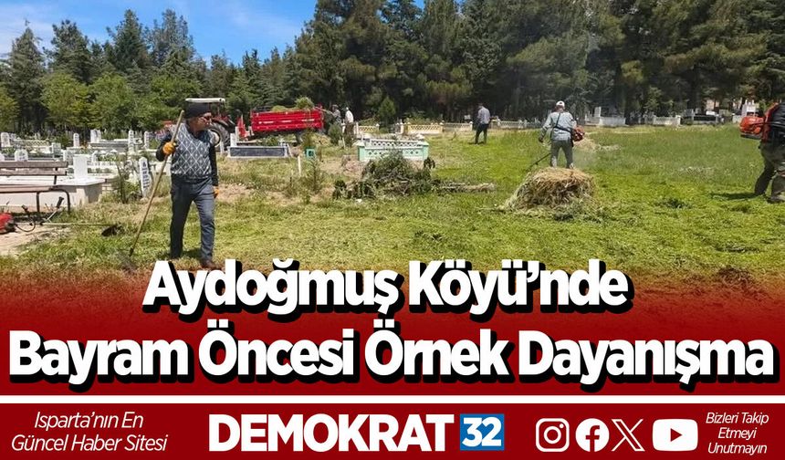Aydoğmuş Köyü’nde Bayram Öncesi Örnek Dayanışma