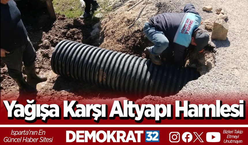 Yağışa Karşı Altyapı Hamlesi