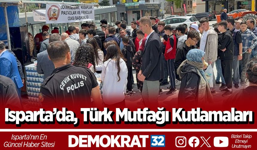 Isparta’da, Türk Mutfağı Kutlamaları