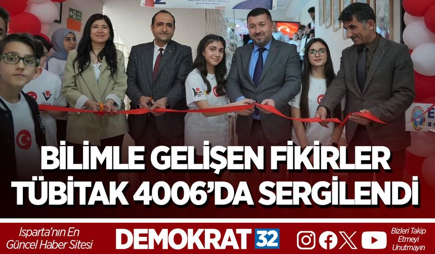 BİLİMLE GELİŞEN FİKİRLER TÜBİTAK 4006’DA SERGİLENDİ