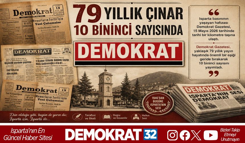 79 YILLIK ÇINAR 10 BİNİNCİ SAYISINDA