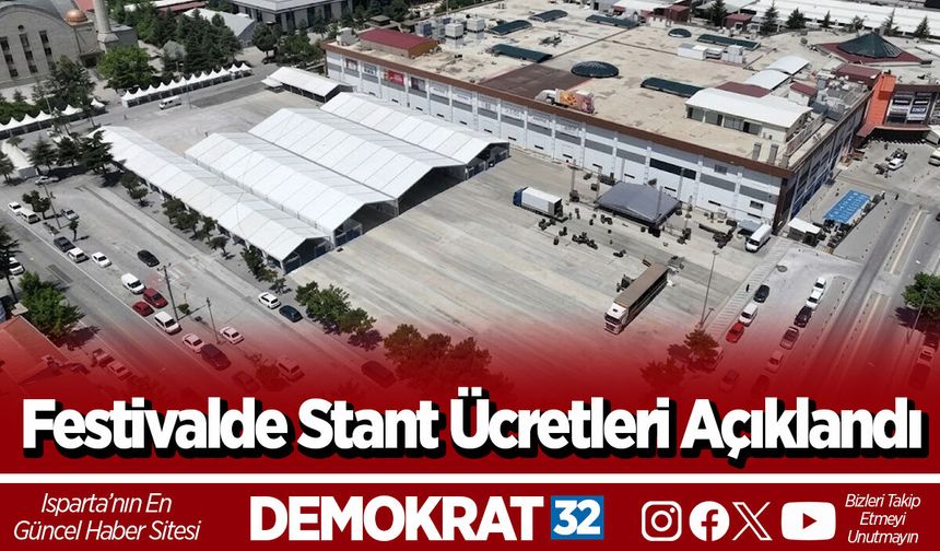 Festivalde Stant Ücretleri Açıklandı