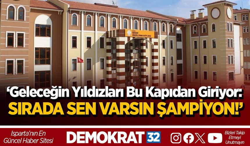 ‘Geleceğin Yıldızları Bu Kapıdan Giriyor: Sırada Sen Varsın Şampiyon!’