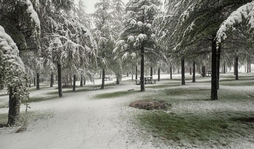 Isparta'da Kar Yağışı Başladı