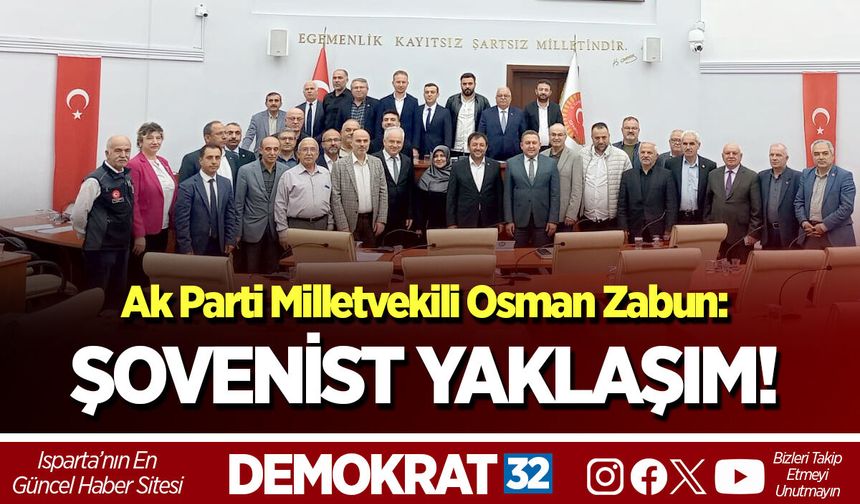 ŞOVENİST YAKLAŞIM!