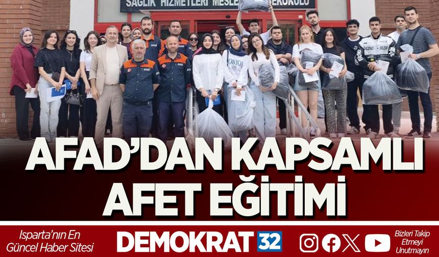 AFAD’DAN KAPSAMLI AFET EĞİTİMİ