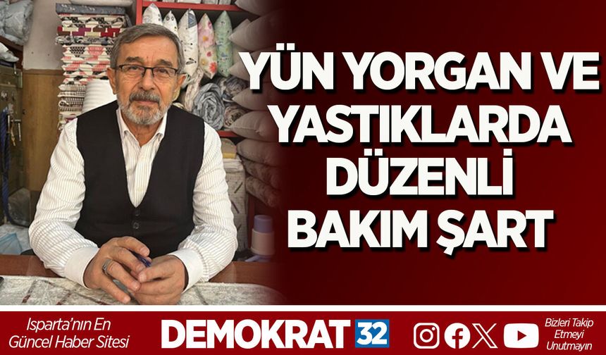 YÜN YORGAN VE YASTIKLARDA DÜZENLİ BAKIM ŞART