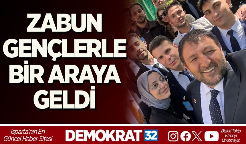 ZABUN GENÇLERLE BİR ARAYA GELDİ