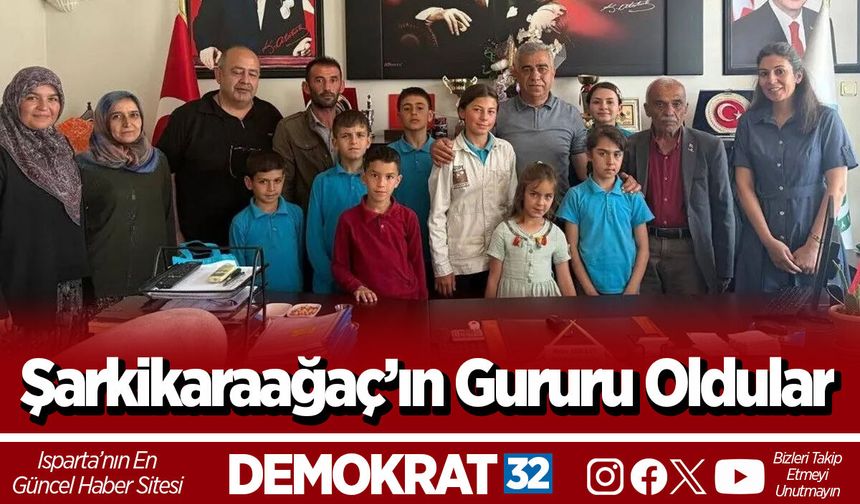 Şarkikaraağaç’ın Gururu Oldular