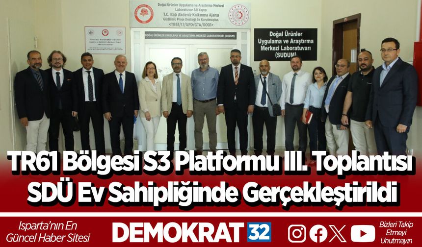 TR61 Bölgesi S3 Platformu III. Toplantısı Üniversitemiz Ev Sahipliğinde Gerçekleştirildi
