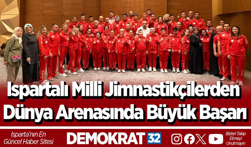 Ispartalı Milli Jimnastikçilerden Dünya Arenasında Büyük Başarı