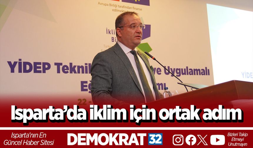 Isparta’da iklim için ortak adım