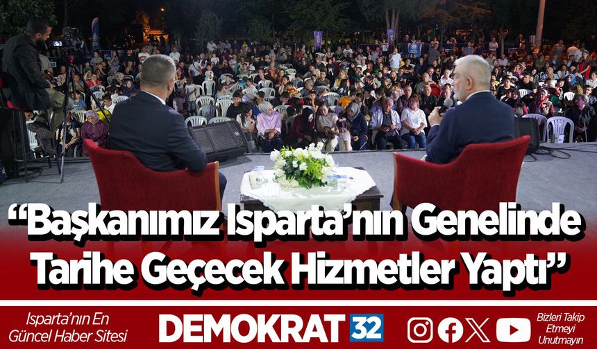 Başkan Başdeğirmen, Davraz Mahallesi’nde Vatandaşlarla Buluştu