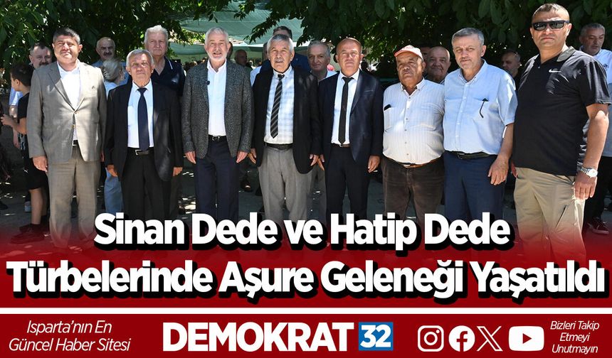 Sinan Dede ve Hatip Dede türbelerinde aşure geleneği yaşatıldı
