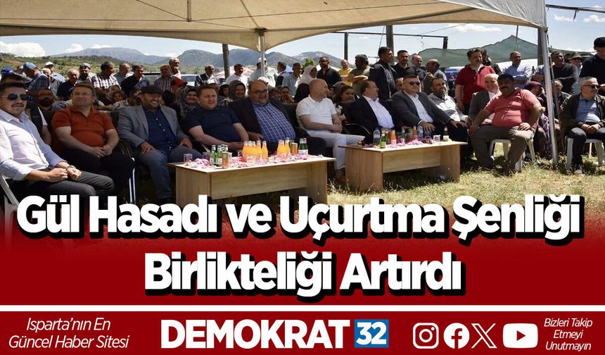 Gül Hasadı ve Uçurtma Şenliği Birlikteliği Artırdı