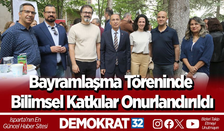 Bayramlaşma Töreninde Bilimsel Katkılar Onurlandırıldı
