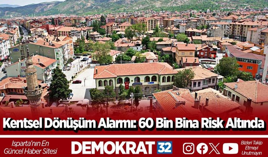 Kentsel Dönüşüm Alarmı: 60 Bin Bina Risk Altında