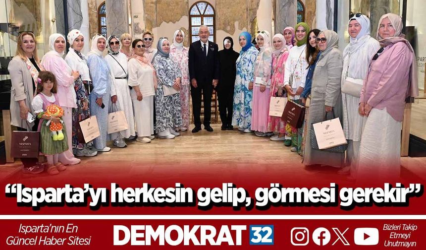 İBB eski Başkanı merhum Kadir Topbaş’ın eşi ve beraberindekiler Misparta Koku Müzesi’ni deneyimledi