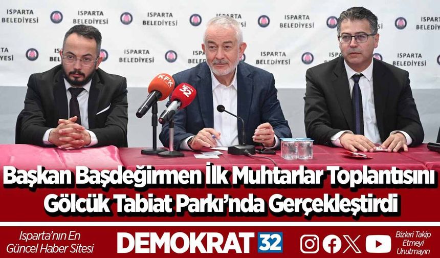Başkan Başdeğirmen İlk Muhtarlar Toplantısını Gölcük Tabiat Parkı’nda Gerçekleştirdi