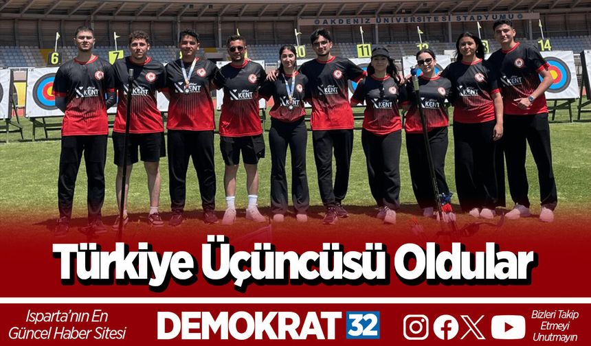 Türkiye Üçüncüsü Oldular