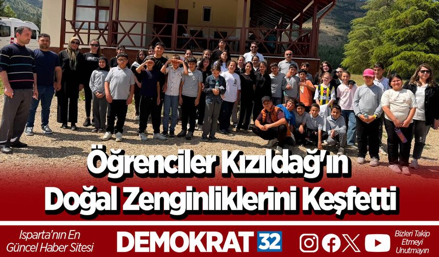 Öğrenciler Kızıldağ'ın Doğal Zenginliklerini Keşfetti