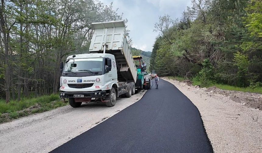 Gölcük Tabiat Parkı’nda yollar asfaltlanıyor, konfor artıyor