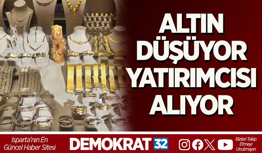 ALTIN DÜŞÜYOR, YATIRIMCISI ALIYOR