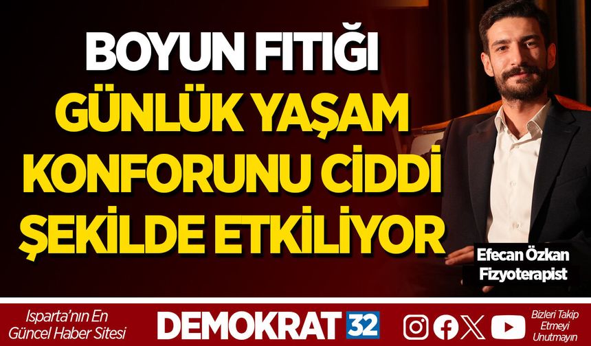 BOYUN FITIĞI GÜNLÜK YAŞAM KONFORUNU CİDDİ ŞEKİLDE ETKİLİYOR