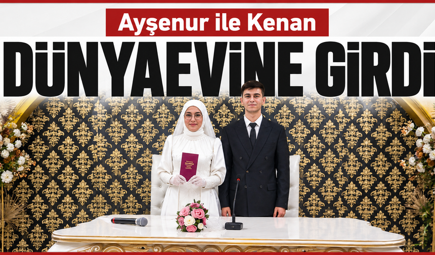 Ayşenur ile Kenan  Dünyaevine Girdi