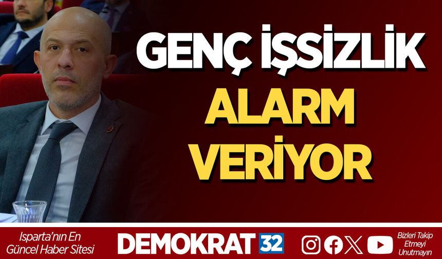 GENÇ İŞSİZLİK ALARM VERİYOR