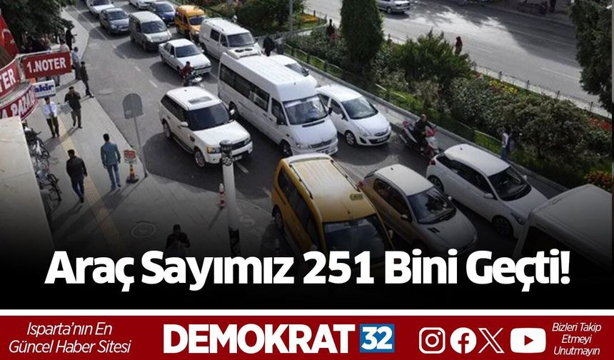 Araç Sayımız 251 Bini Geçti!