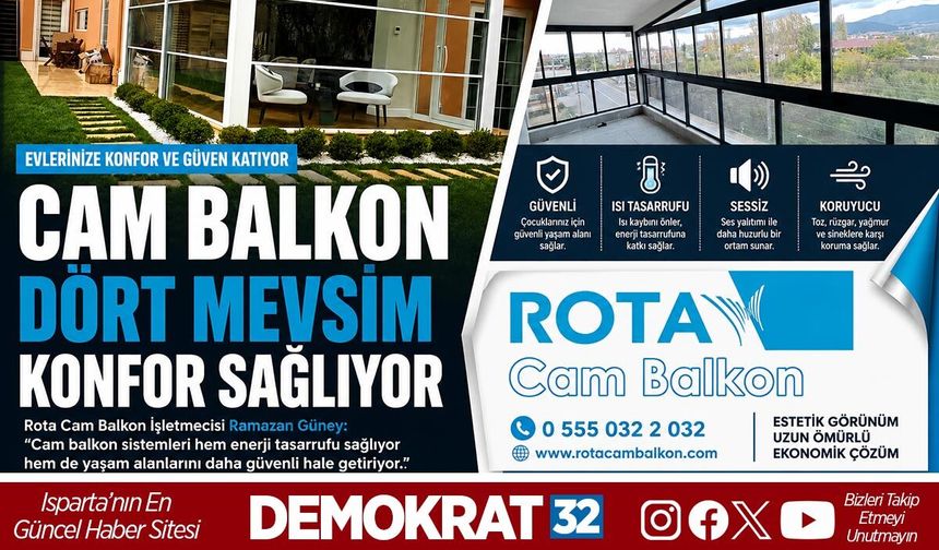 Cam Balkon Sistemleri Dört Mevsim Konfor ve Güvenlik Sunuyor