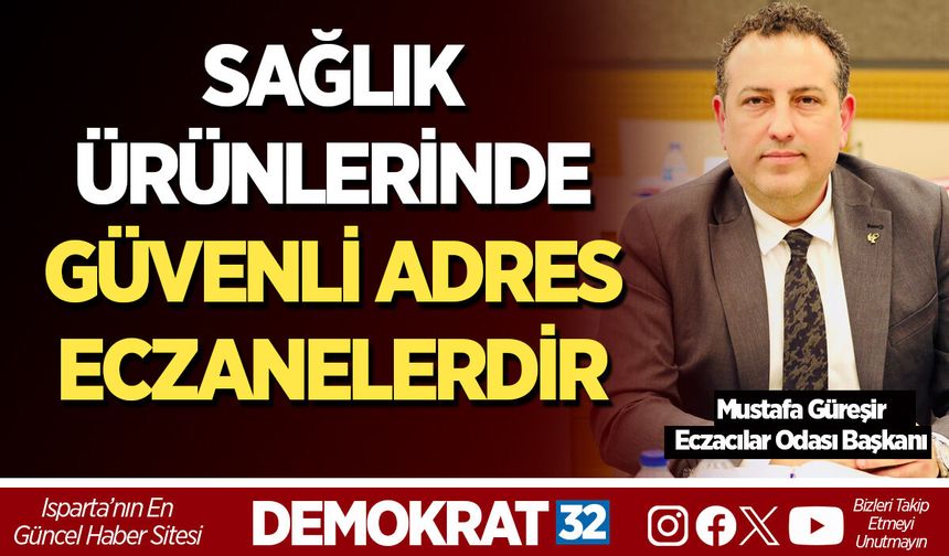 SAĞLIK ÜRÜNLERİNDE GÜVENLİ ADRES ECZANELERDİR