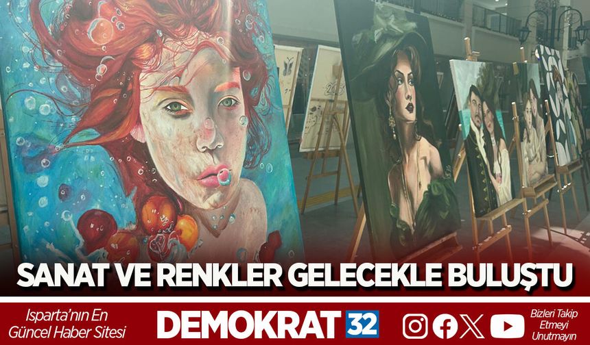 SANAT VE RENKLER GELECEKLE BULUŞTU