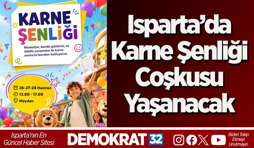 Isparta’da Karne Şenliği Coşkusu Yaşanacak