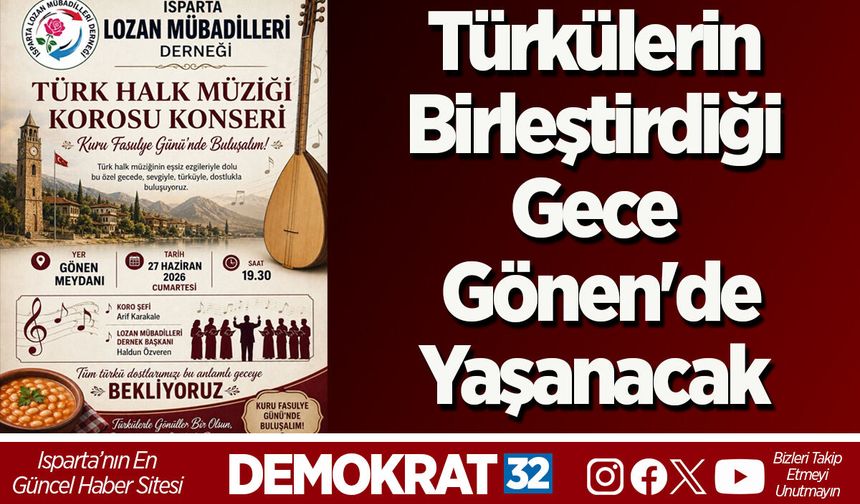 Türkülerin Birleştirdiği Gece Gönen'de Yaşanacak