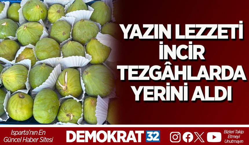 YAZIN LEZZETİ İNCİR TEZGÂHLARDA YERİNİ ALDI