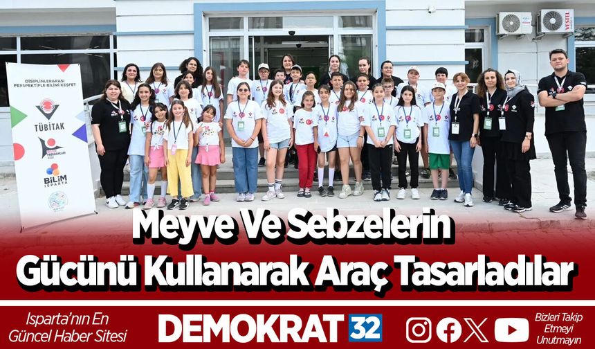 Meyve Ve Sebzelerin Gücünü Kullanarak Araç Tasarladılar