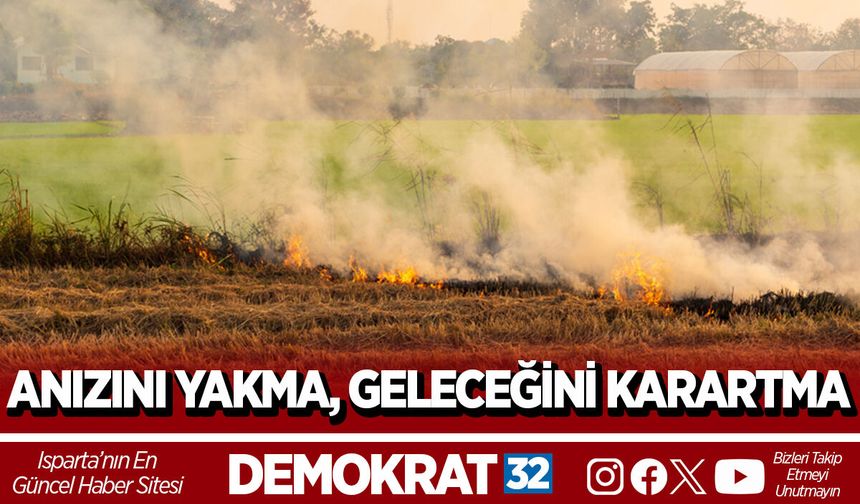 ANIZINI YAKMA, GELECEĞİNİ KARARTMA