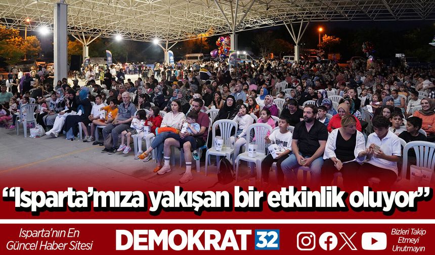 Yaz Akşamı Sineması’nda çocuklar eğleniyor