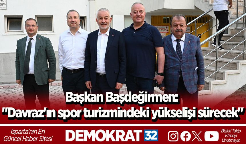 Başkan Başdeğirmen: "Davraz'ın spor turizmindeki yükselişi sürecek"