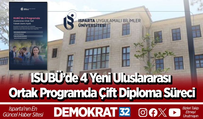 ISUBÜ’de 4 Yeni Uluslararası Ortak Programda Çift Diploma Süreci