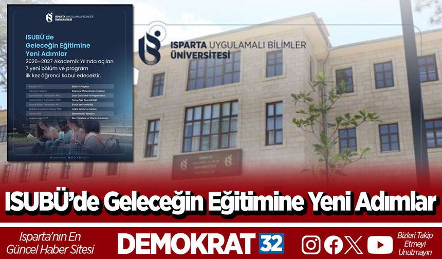 ISUBÜ’de Geleceğin Eğitimine Yeni Adımlar