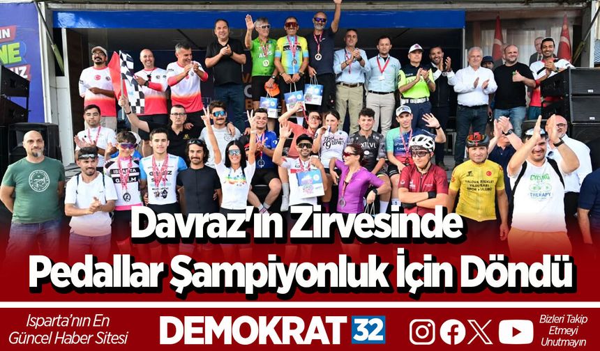 Davraz'ın Zirvesinde Pedallar Şampiyonluk İçin Döndü